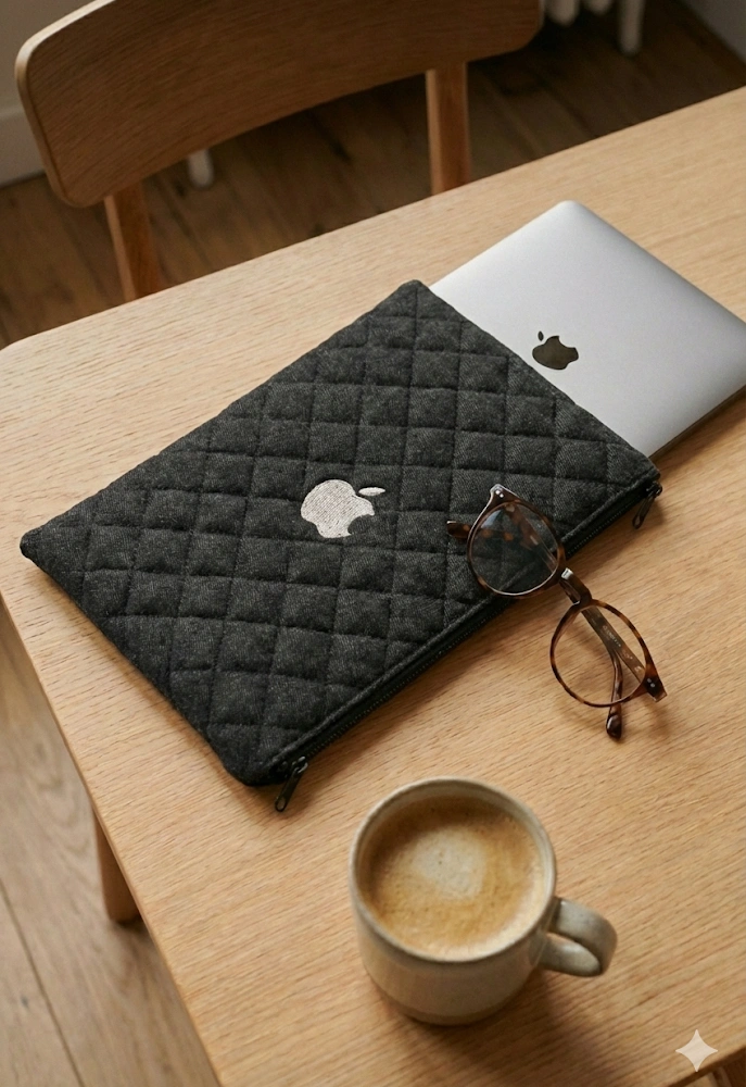 Obal na MacBook s výšivkou