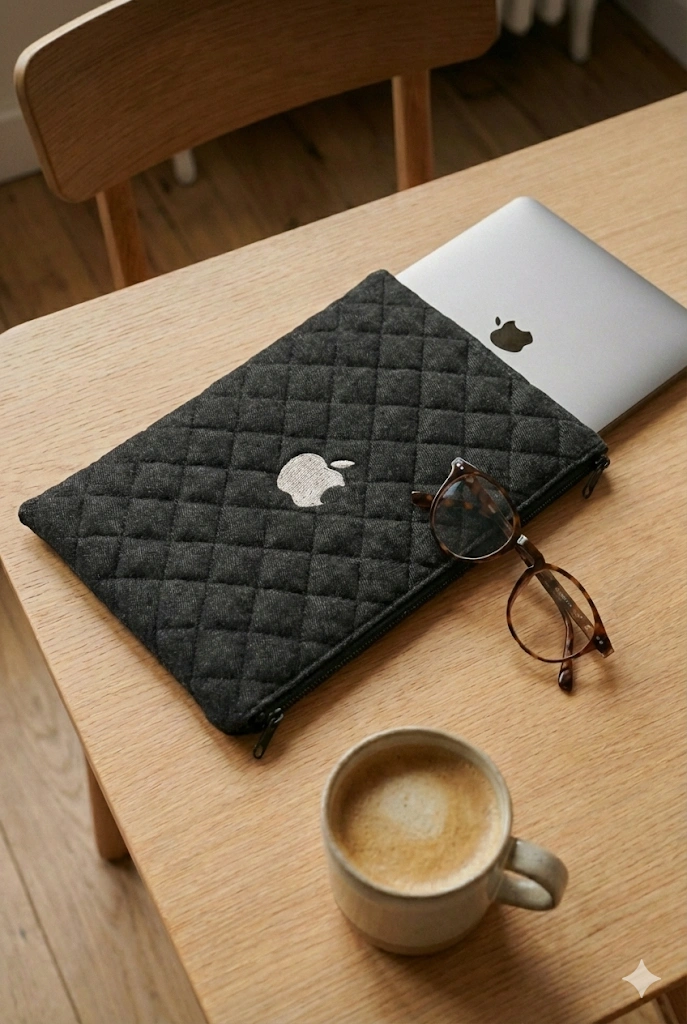 Obal na MacBook s výšivkou