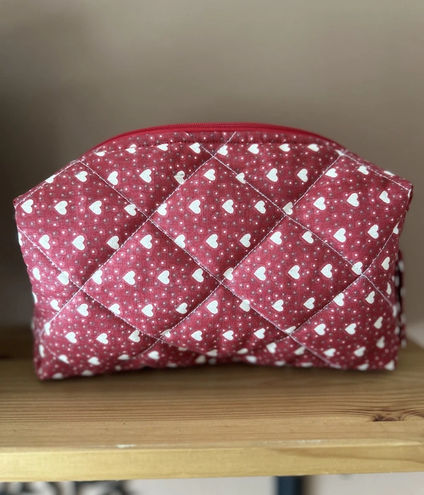 Kosmetická taštička srdce